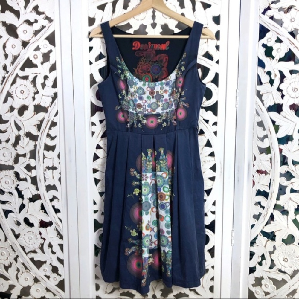 Desigual Kaleidoscope Navy Dress